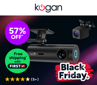 Kogan 4K Hidden Dual Channel Car Dash Camera - Front and Rear Product Image