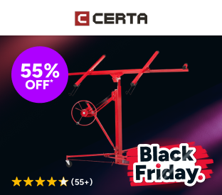 Certa 11ft (335cm) Panel Lift for Drywall Gyprock Plasterboard Product Image