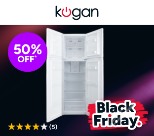 Kogan 247L Top Mount Fridge (White) Product Image