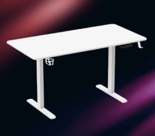 Ergolux Electric Dual Motor Standing Desk 140 x 70cm (White) Product Image