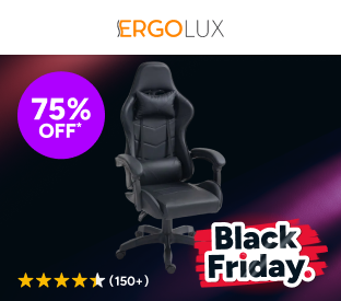 Ergolux Hyper Gaming Office Chair (Black) Product Image
