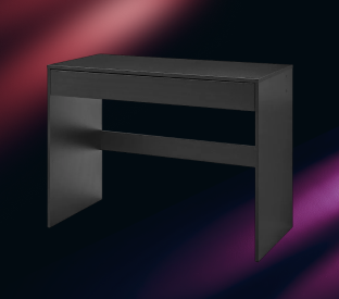 Ovela Jasper 1 Drawer Desk (Black) Product Image