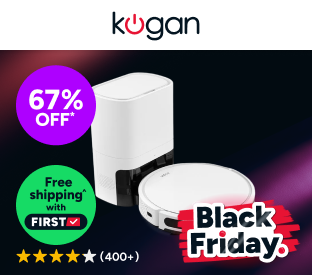 Kogan SmarterHome™ G80 Robot Vacuum Cleaner and Mop with Auto-Empty Dock Product Image