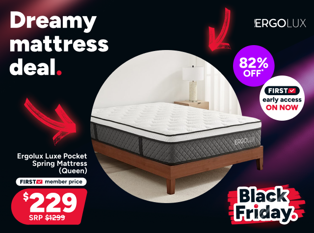 Ergolux Luxe Pocket Spring Mattress (Queen)