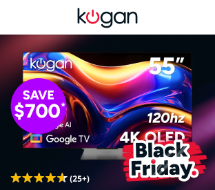 Kogan 55" OLED 4K 120Hz Smart AI Google TV Product Image