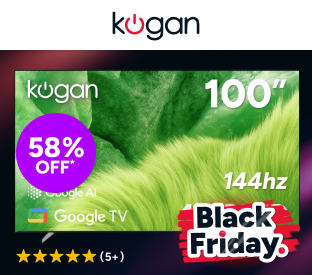 Kogan 100" QLED 4K 144Hz Smart AI Google TV Product Image