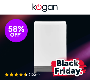 Kogan 8kg Top Load Washing Machine (White) Product Image