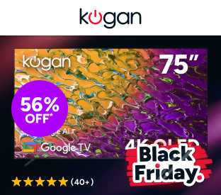 Kogan 75" QLED 4K Smart AI Google TV Product Image