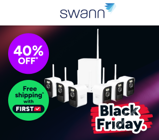 Swann MaxRanger4K™ Mini Long-Range Wireless Security System with 6 Cameras Product Image