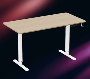 Ergolux Electric Standing Desk 140 x 70cm (Oak/White) Product Image