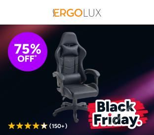 Ergolux Hyper Gaming Office Chair (Black) Product Image