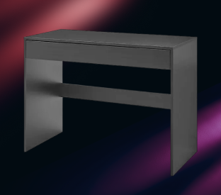 Ovela Jasper 1 Drawer Desk (Black) Product Image