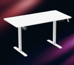 Ergolux Electric Dual Motor Standing Desk 140 x 70cm (White) Product Image