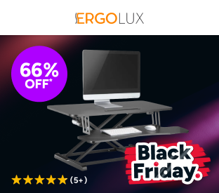 Ergolux EZ Pro Electric Height Adjustable Sit Stand Desk Riser 95cm  Product Image