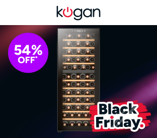 Kogan 80 Bottle Dual Zone Wine Fridge Product Image