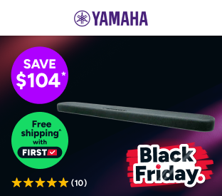 Yamaha DTS Virtual X Soundbar with Built-in Dual Subwoofer Product Image