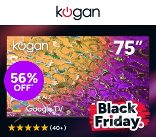 Kogan 75" QLED 4K Smart AI Google TV Product Image