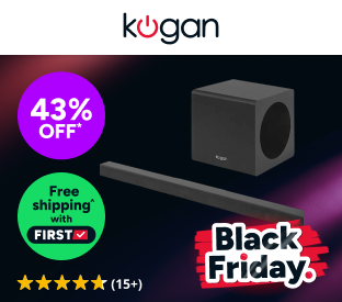 Kogan 2.1 Channel 225W Dolby Slim Soundbar with Wireless Subwoofer Product Image