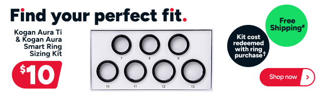 Kogan Aura Ti Smart Ring Sizing Kit