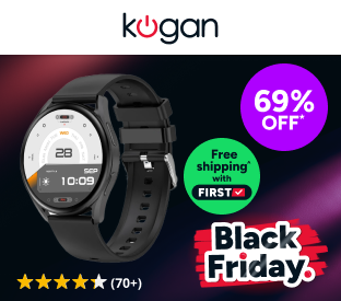 Kogan Pulse 3 Smart Watch (Classic Black) Product Image