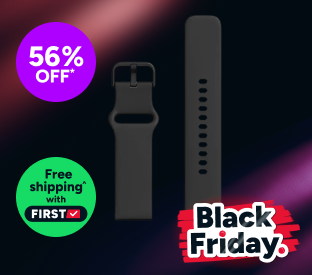 Silicone Strap for Kogan Active 4 SE Smart Sports Watch (Graphite) Product Image