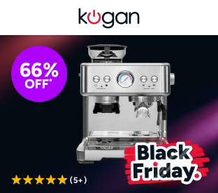 Kogan Dual Thermoblock Espresso Coffee Machine with Grinder Product Image