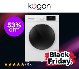 Kogan 10kg Front Load BLDC Inverter Washing Machine (White) Product Image