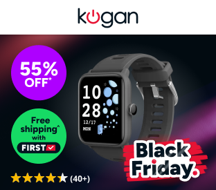 Kogan Play 3 Kids Smart Watch (Black) Product Image