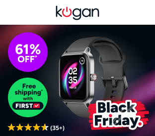 Kogan Active 4 Pro GPS Smart Sports Watch (Black) Product Image