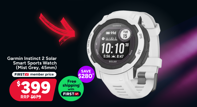 Garmin Instinct 2 Solar Smart Sports Watch (Mist Grey, 45mm)