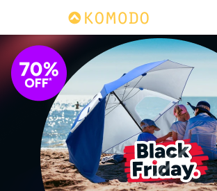 Komodo UPF 50+ Beach Umbrella Shelter Product Image