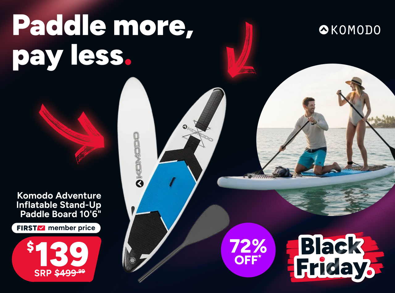 Komodo Adventure Inflatable Stand-Up Paddle Board 10'6"