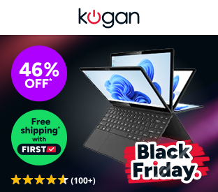 Kogan Atlas K700 13.3" 2-in-1 USB-C Touchscreen Laptop with Windows 11 Pro (128GB) Product Image