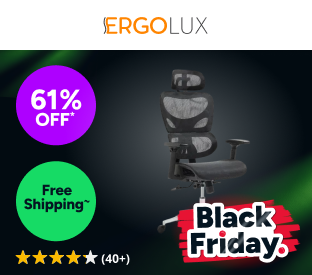 Ergolux Plus Ergonomic Mesh Office Chair (Black) Product Image