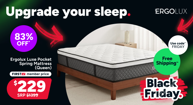 Ergolux Luxe Pocket Spring Mattress (Queen)