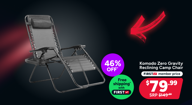 Komodo Zero Gravity Reclining Camp Chair  