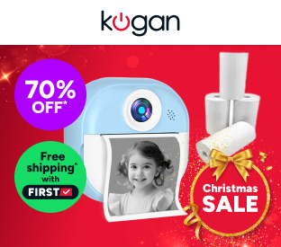 Kogan Kids Instant Print Digital Camera with Games (Blue, 4 Rolls) Product Image