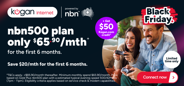 Kogan Internet - nbn500 for $65.90/month for the first 6 months +
