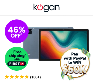 Kogan Explore Tab 2 Pro 10.4" 2K QHD Android Tablet (128GB, Wi-Fi) Product Image