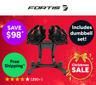 Fortis Smart Adjustable Dumbbell (2 pack) + SmartBell Stand Product Image