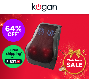 Kogan Heated Shiatsu Neck and Back Massage Pillow Product Image