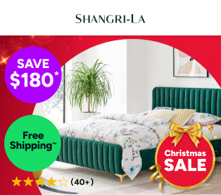 Shangri-La Victoria Bed Frame (Emerald Velvet, Queen) Product Image