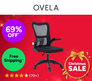Ovela Student Mesh Office Chair (Black) Product Image