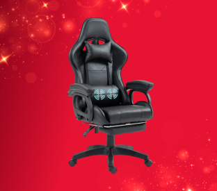 Ergolux Meta Massage Gaming Office Chair with Footrest Product Image