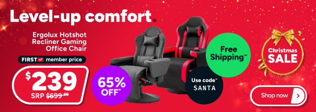 Ergolux Hotshot Recliner Gaming Office Chair