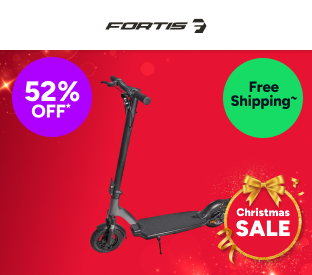 Fortis 36V 10Ah Foldable Commuter Electric Scooter (40km Range) Product Image