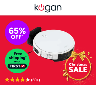 Kogan SmarterHome™ LX14 Laser Robot Vacuum Cleaner and Mop (White) Product Image