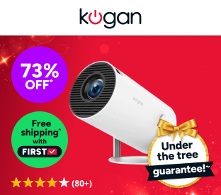 Kogan Freestyle Wi-Fi Projector with 100'' Projector Screen Product Image