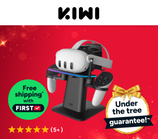 KIWI Design Vertical Charging Stand Dock for Meta Quest 3S/3/2/Pro Product Image