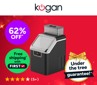 Kogan 25kg Ice Cube Maker (Black) Product Image